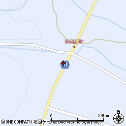 山形県長井市草岡1399周辺の地図