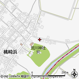 新潟県胎内市桃崎浜241周辺の地図