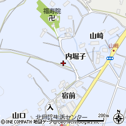 宮城県名取市愛島北目向山周辺の地図