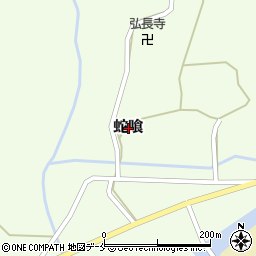 新潟県岩船郡関川村蛇喰周辺の地図