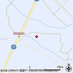 山形県長井市草岡1793周辺の地図
