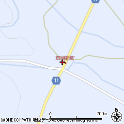 山形県長井市草岡1446周辺の地図