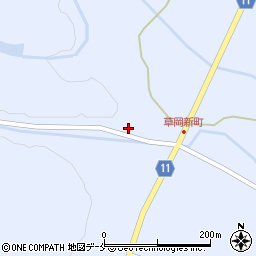 山形県長井市草岡1447周辺の地図