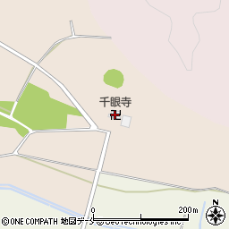 千眼寺周辺の地図