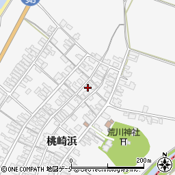 新潟県胎内市桃崎浜328周辺の地図