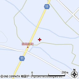 山形県長井市草岡1731周辺の地図