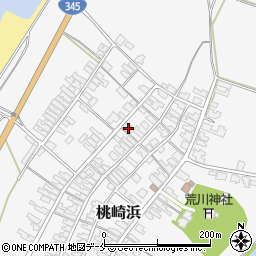 新潟県胎内市桃崎浜351周辺の地図