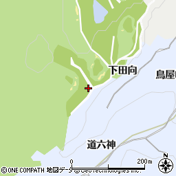 宮城県名取市愛島北目下田向周辺の地図