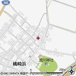 新潟県胎内市桃崎浜476周辺の地図