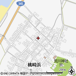 新潟県胎内市桃崎浜349周辺の地図