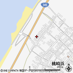 新潟県胎内市桃崎浜424周辺の地図