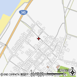 新潟県胎内市桃崎浜447周辺の地図