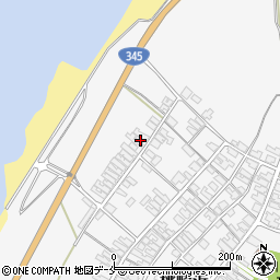 新潟県胎内市桃崎浜433周辺の地図