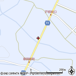 山形県長井市草岡1860周辺の地図