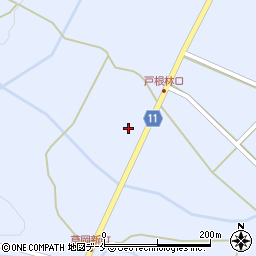 山形県長井市草岡3176周辺の地図