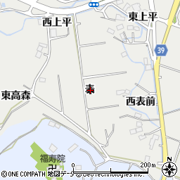 宮城県名取市愛島笠島表周辺の地図