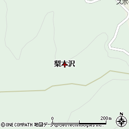 宮城県柴田郡村田町小泉梨木沢周辺の地図