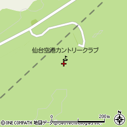 宮城県名取市愛島北目大沢周辺の地図