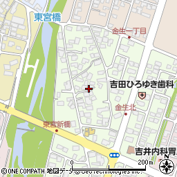 〒999-3126 山形県上山市金生西の地図