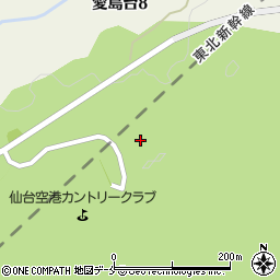 宮城県名取市愛島笠島高外山周辺の地図