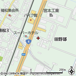 宮城県名取市植松田野部96周辺の地図