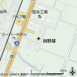 宮城県名取市植松田野部83周辺の地図