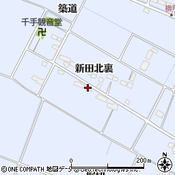 宮城県名取市杉ケ袋新田南裏周辺の地図