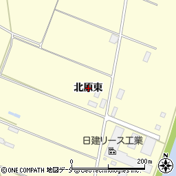 宮城県名取市下増田（北原東）周辺の地図