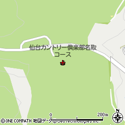 仙台カントリー倶楽部名取コース周辺の地図