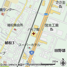 バイク館仙台南店周辺の地図