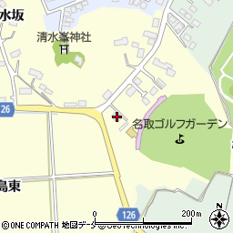 宮城県名取市愛島小豆島島東301周辺の地図