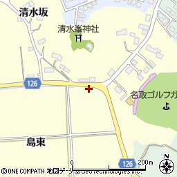 宮城県名取市愛島小豆島島東周辺の地図