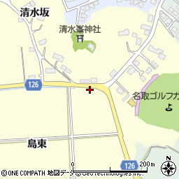 宮城県名取市愛島小豆島（島東）周辺の地図