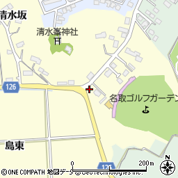 宮城県名取市愛島小豆島島東301-2周辺の地図
