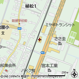 宮城トヨタ　カローラ仙台南周辺の地図