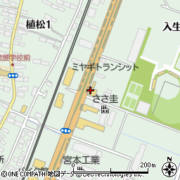 日産サティオ宮城名取店周辺の地図