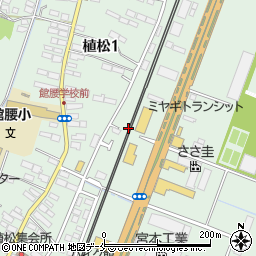 宮城県名取市植松本郷前周辺の地図