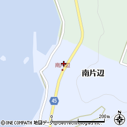 新潟県佐渡市南片辺161周辺の地図
