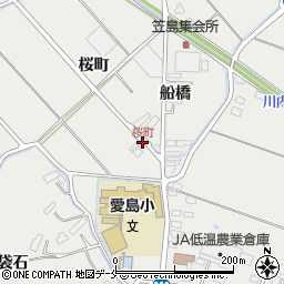 桜町周辺の地図