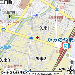 朝日新聞サービスアンカーＡＳＡかみのやま周辺の地図