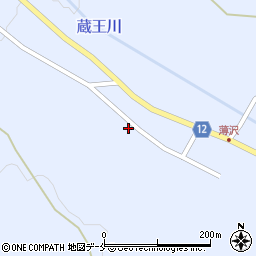 山形県上山市高野上河原105周辺の地図