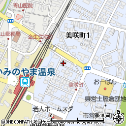 〒999-3123 山形県上山市美咲町の地図