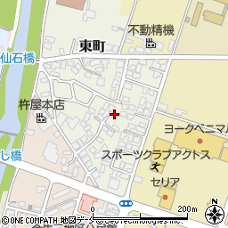 山形県上山市東町4-29周辺の地図