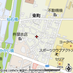 山形県上山市東町4-31周辺の地図