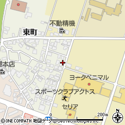 山形県上山市東町9-10周辺の地図