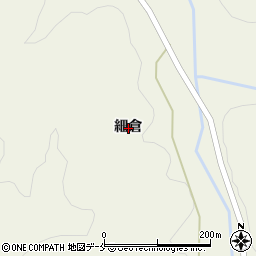 宮城県柴田郡村田町菅生細倉周辺の地図