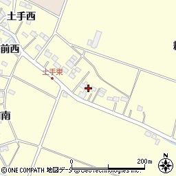 宮城県名取市下増田土手東44周辺の地図