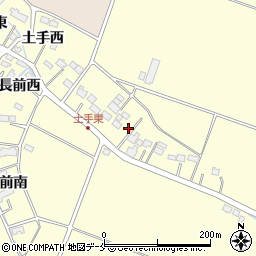 宮城県名取市下増田土手東25周辺の地図