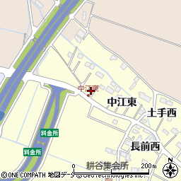 宮城県名取市下増田中江西周辺の地図