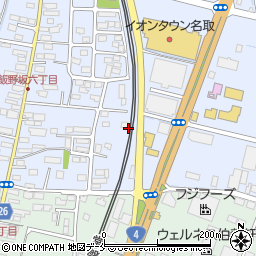 宮城県名取市飯野坂南前周辺の地図